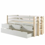 Margrit Mid-Sleeper Κρεβάτι   VIMGKB9124 για στρώμα 90 Χ200cm(εκθεσιακο)